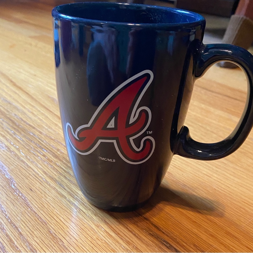 Atlanta Braves Blue Mug with Team Logo